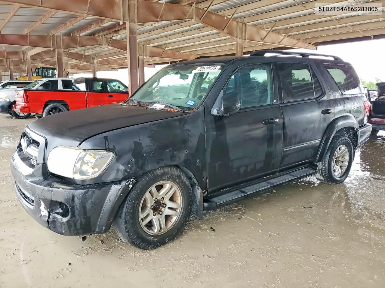2006 Toyota Sequoia Sr5 VIN: 5TDZT34A86S283806 Lot: 60620676