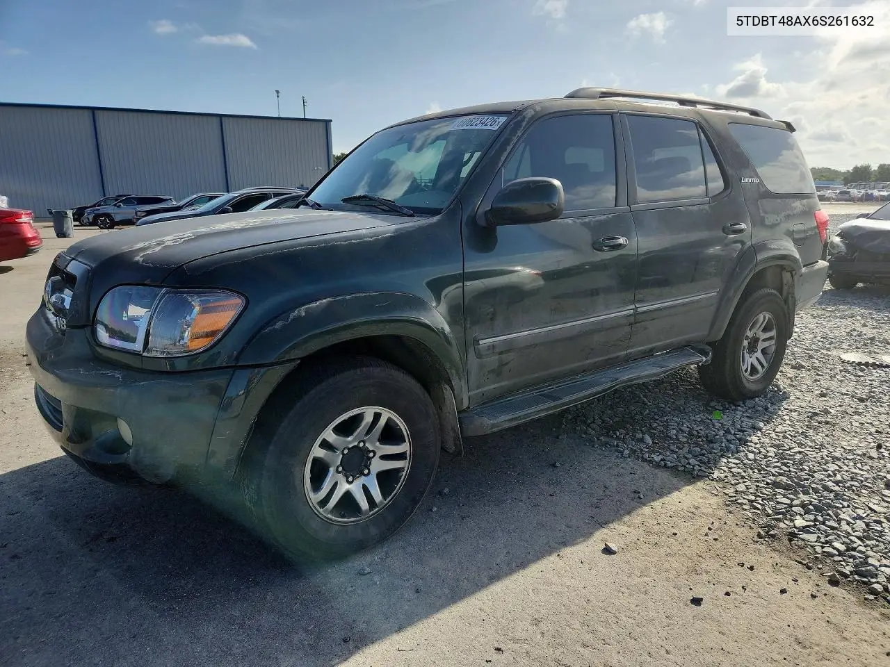 2006 Toyota Sequoia Limited VIN: 5TDBT48AX6S261632 Lot: 60623426