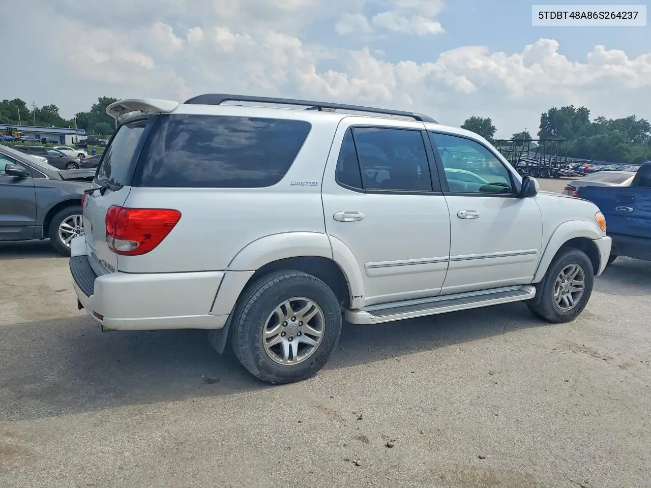 2006 Toyota Sequoia Limited VIN: 5TDBT48A86S264237 Lot: 61136666