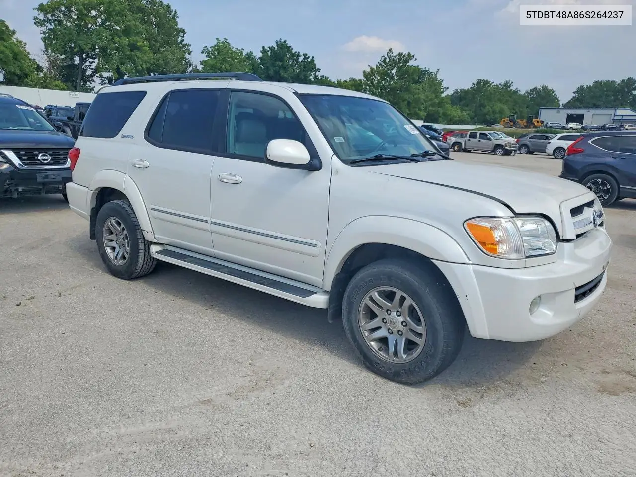 2006 Toyota Sequoia Limited VIN: 5TDBT48A86S264237 Lot: 61136666