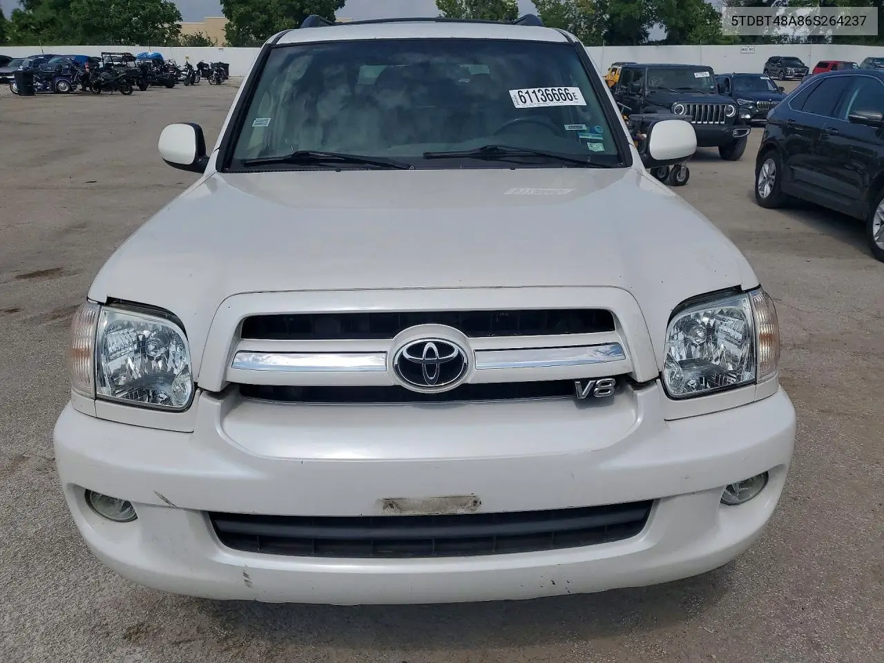 2006 Toyota Sequoia Limited VIN: 5TDBT48A86S264237 Lot: 61136666