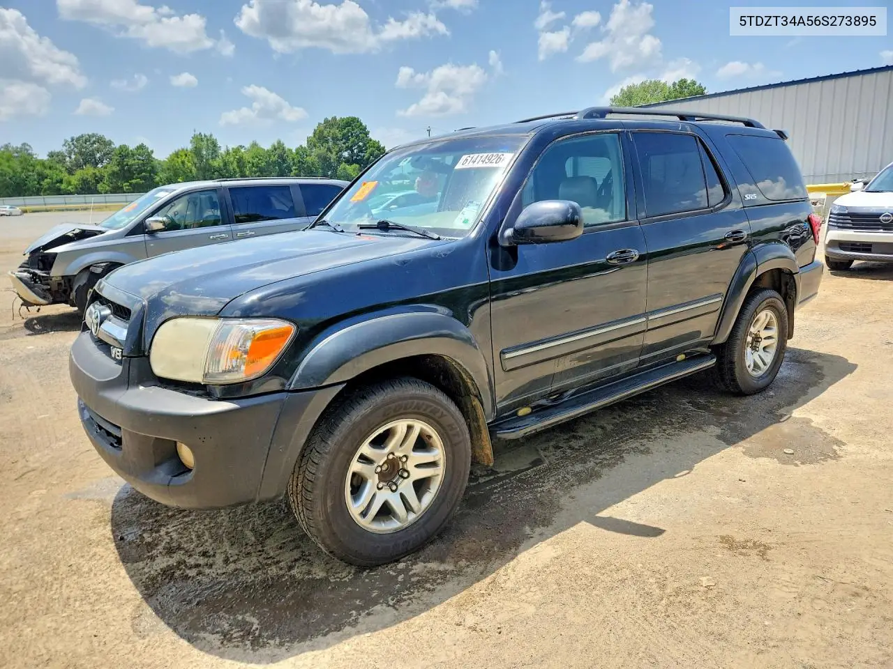 2006 Toyota Sequoia Sr5 VIN: 5TDZT34A56S273895 Lot: 61414926