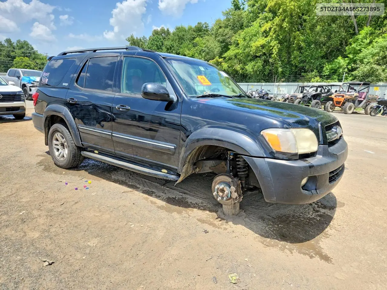 2006 Toyota Sequoia Sr5 VIN: 5TDZT34A56S273895 Lot: 61414926