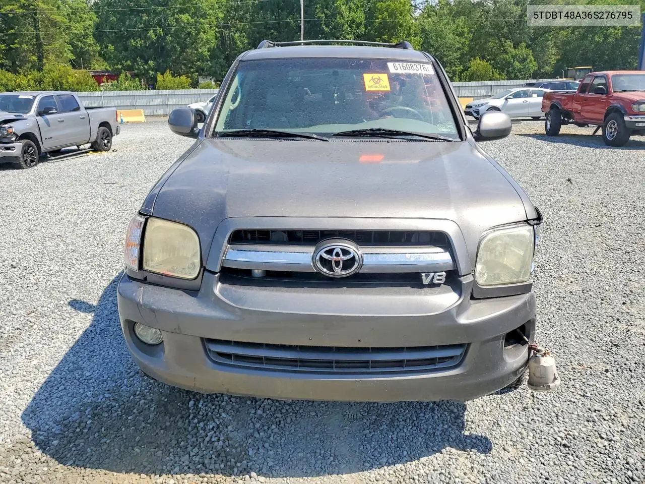 2006 Toyota Sequoia Limited VIN: 5TDBT48A36S276795 Lot: 61608376