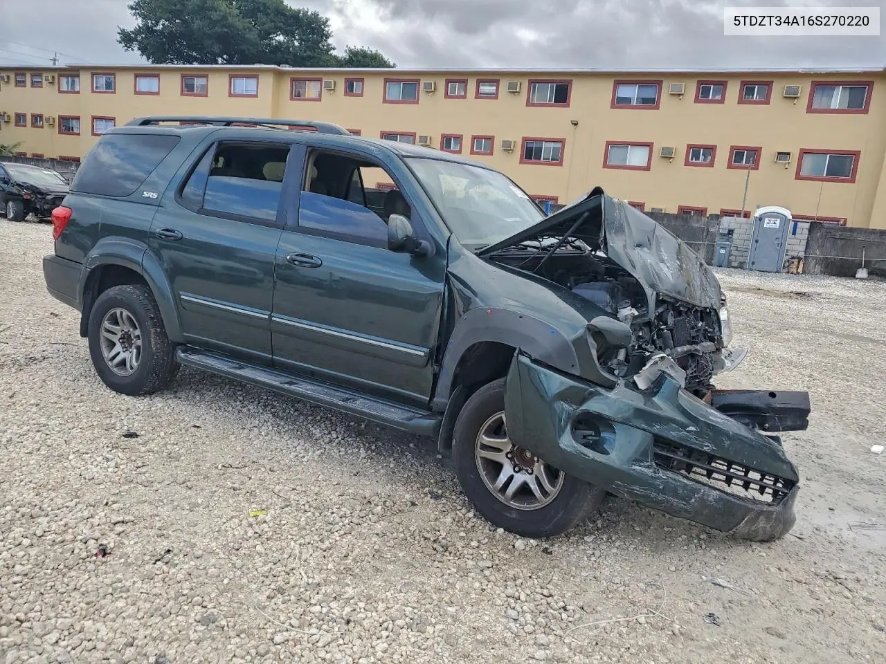 5TDZT34A16S270220 2006 Toyota Sequoia Sr5