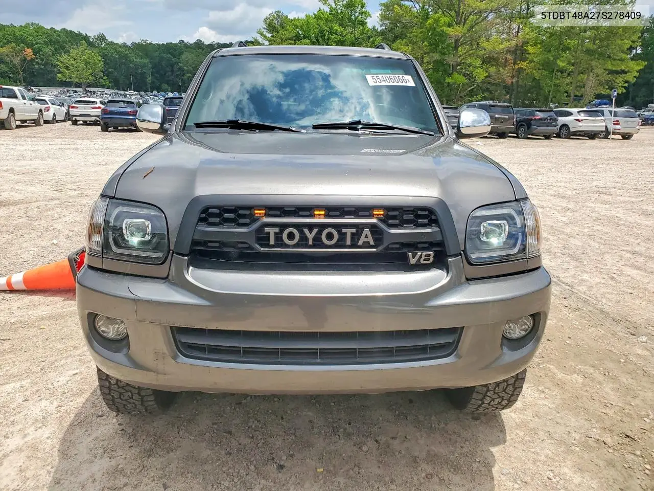 2007 Toyota Sequoia Limited VIN: 5TDBT48A27S278409 Lot: 55406066
