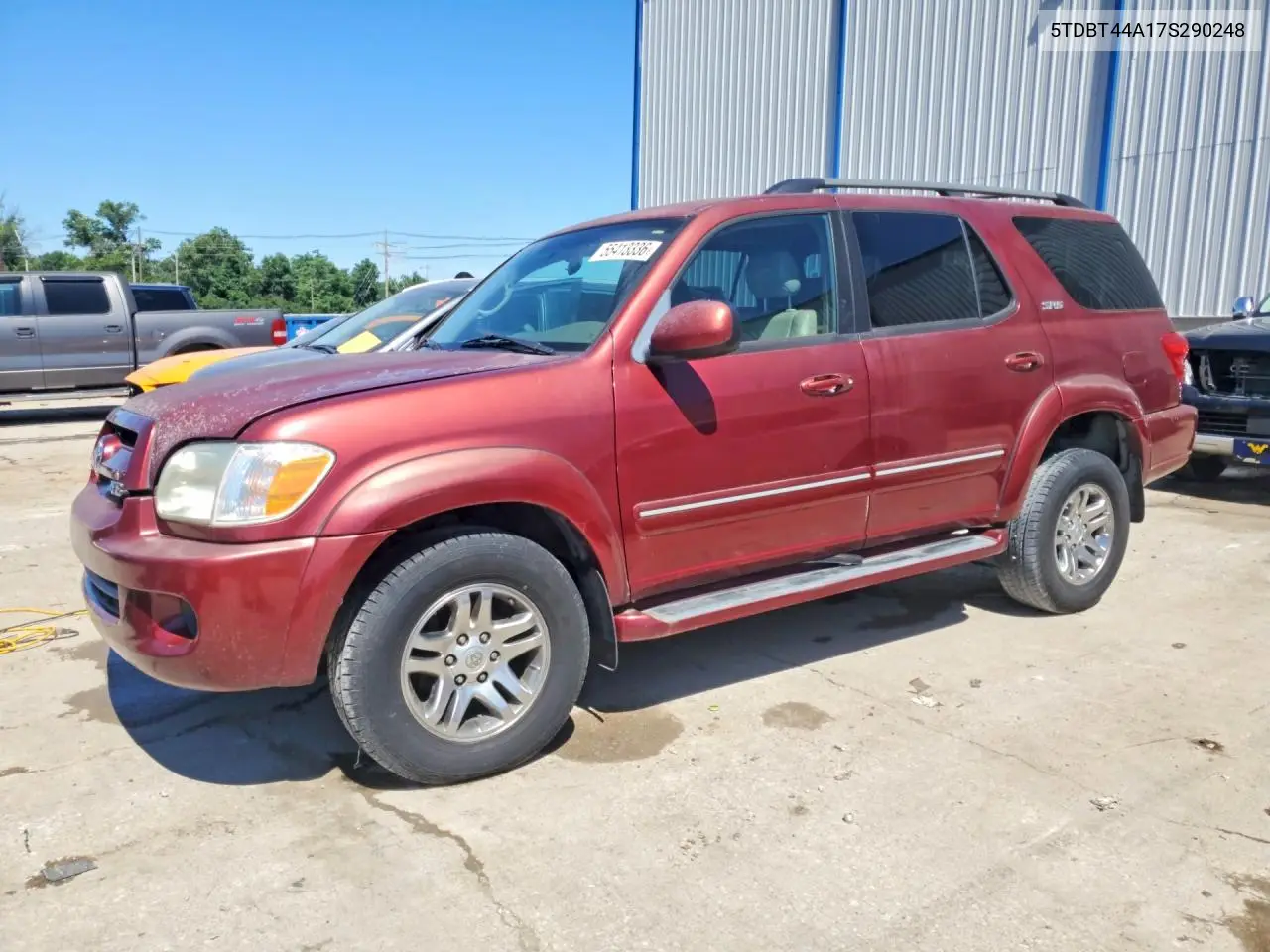2007 Toyota Sequoia Sr5 VIN: 5TDBT44A17S290248 Lot: 55413336