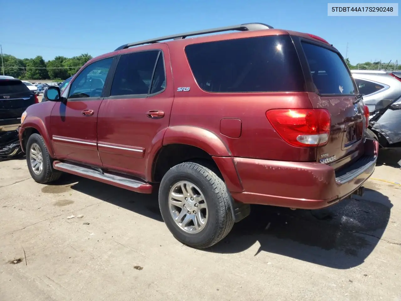 2007 Toyota Sequoia Sr5 VIN: 5TDBT44A17S290248 Lot: 55413336