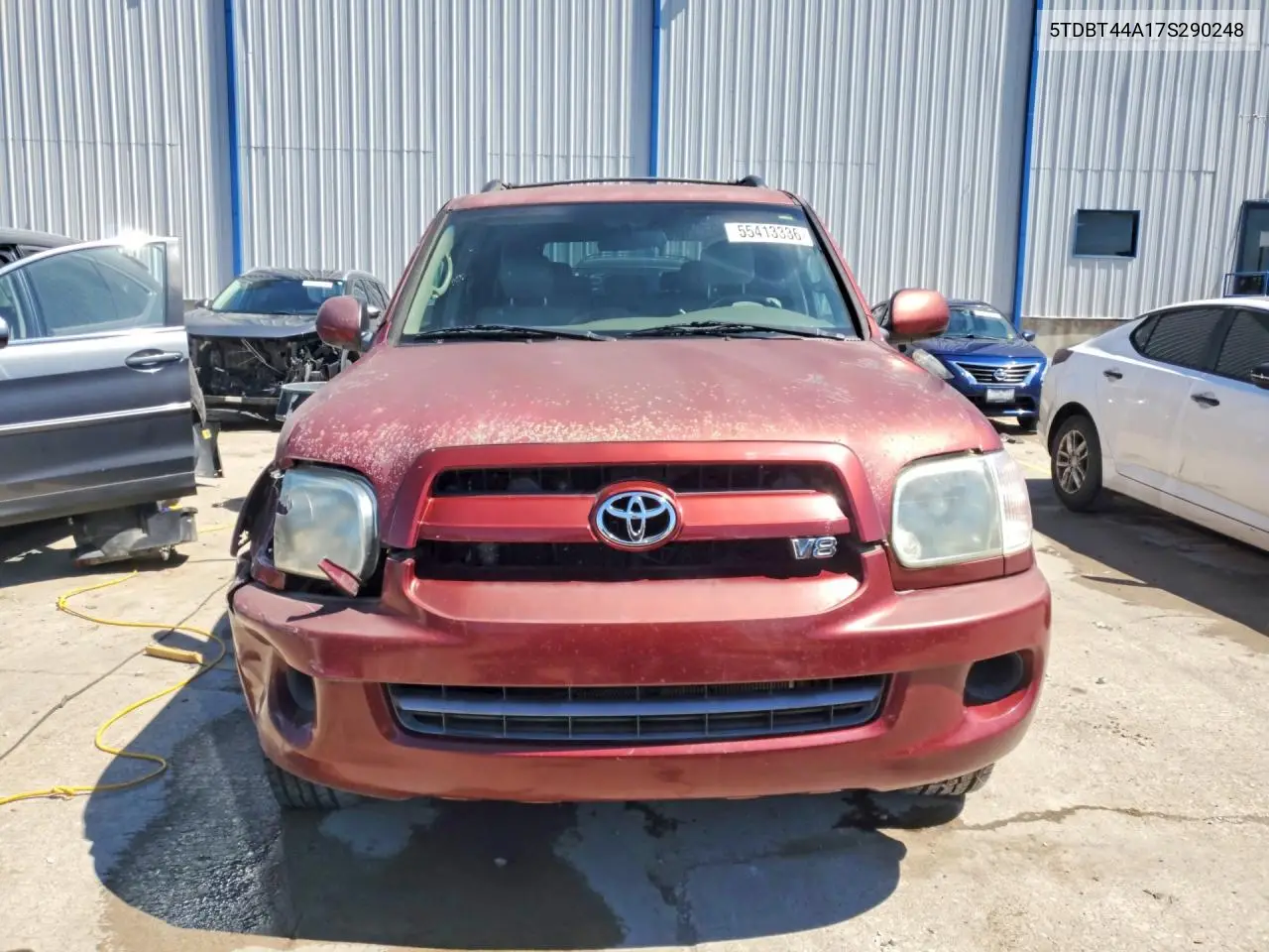 2007 Toyota Sequoia Sr5 VIN: 5TDBT44A17S290248 Lot: 55413336