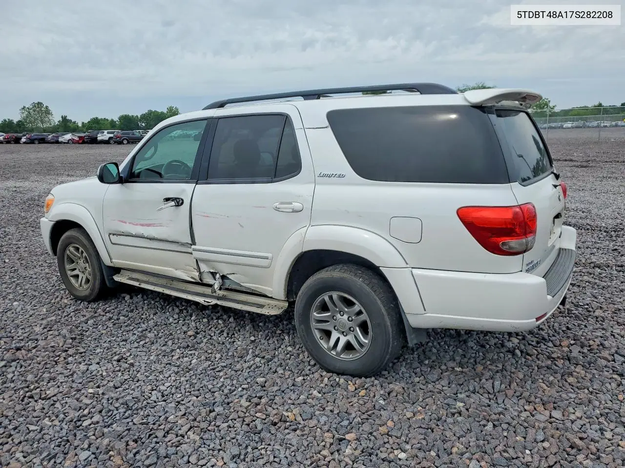2007 Toyota Sequoia Limited VIN: 5TDBT48A17S282208 Lot: 55635106