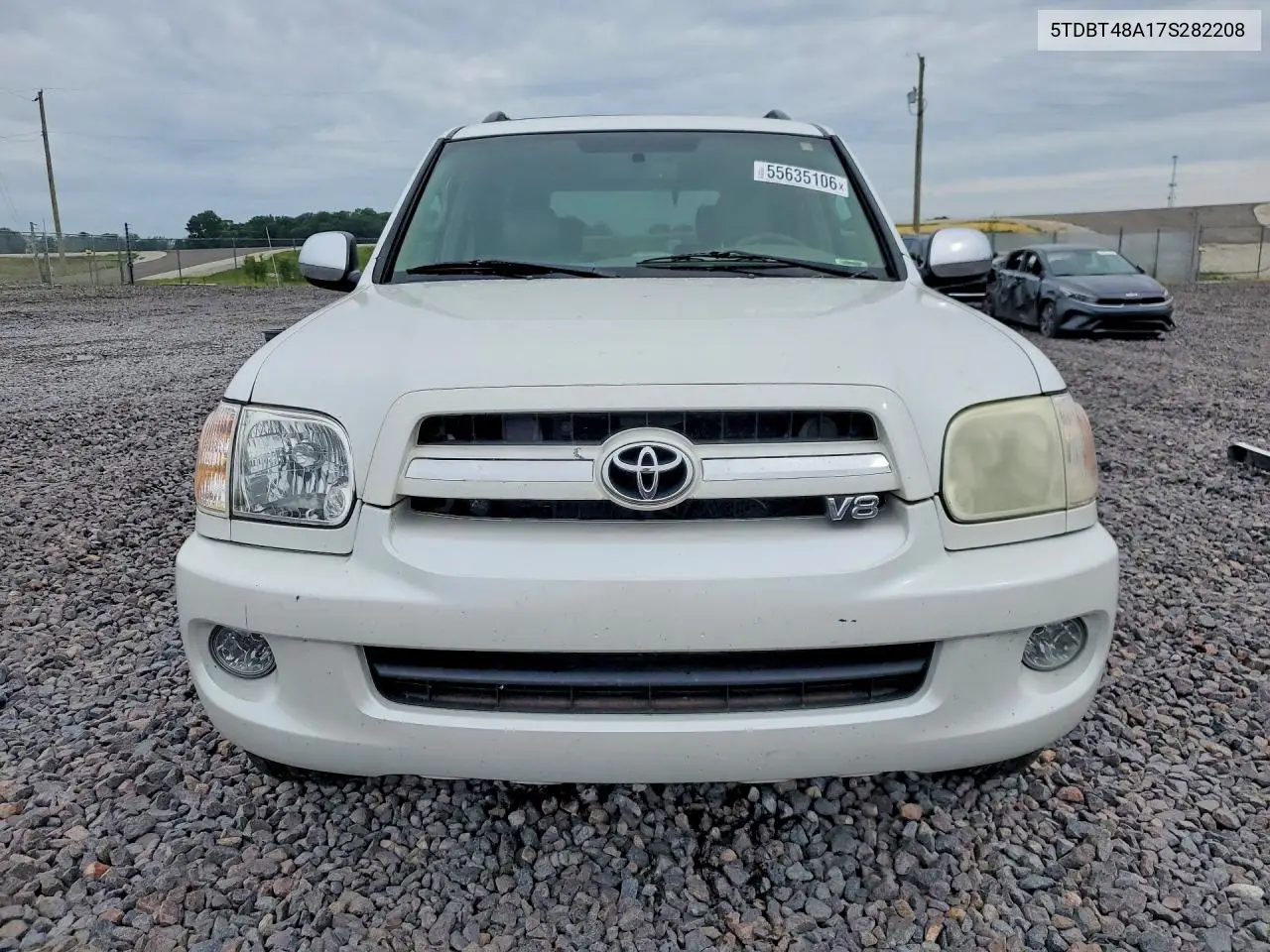 2007 Toyota Sequoia Limited VIN: 5TDBT48A17S282208 Lot: 55635106