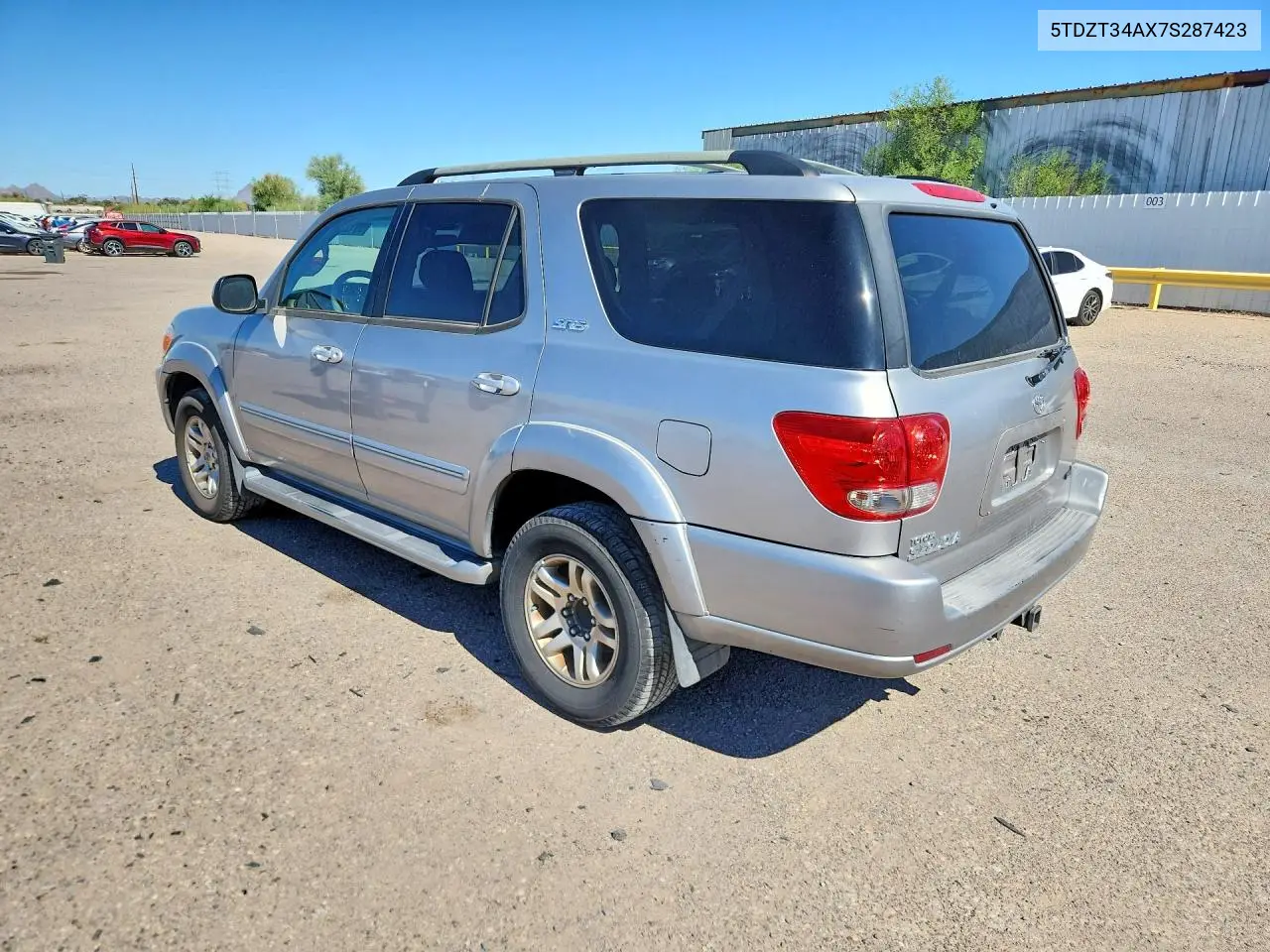 2007 Toyota Sequoia Sr5 VIN: 5TDZT34AX7S287423 Lot: 59128546