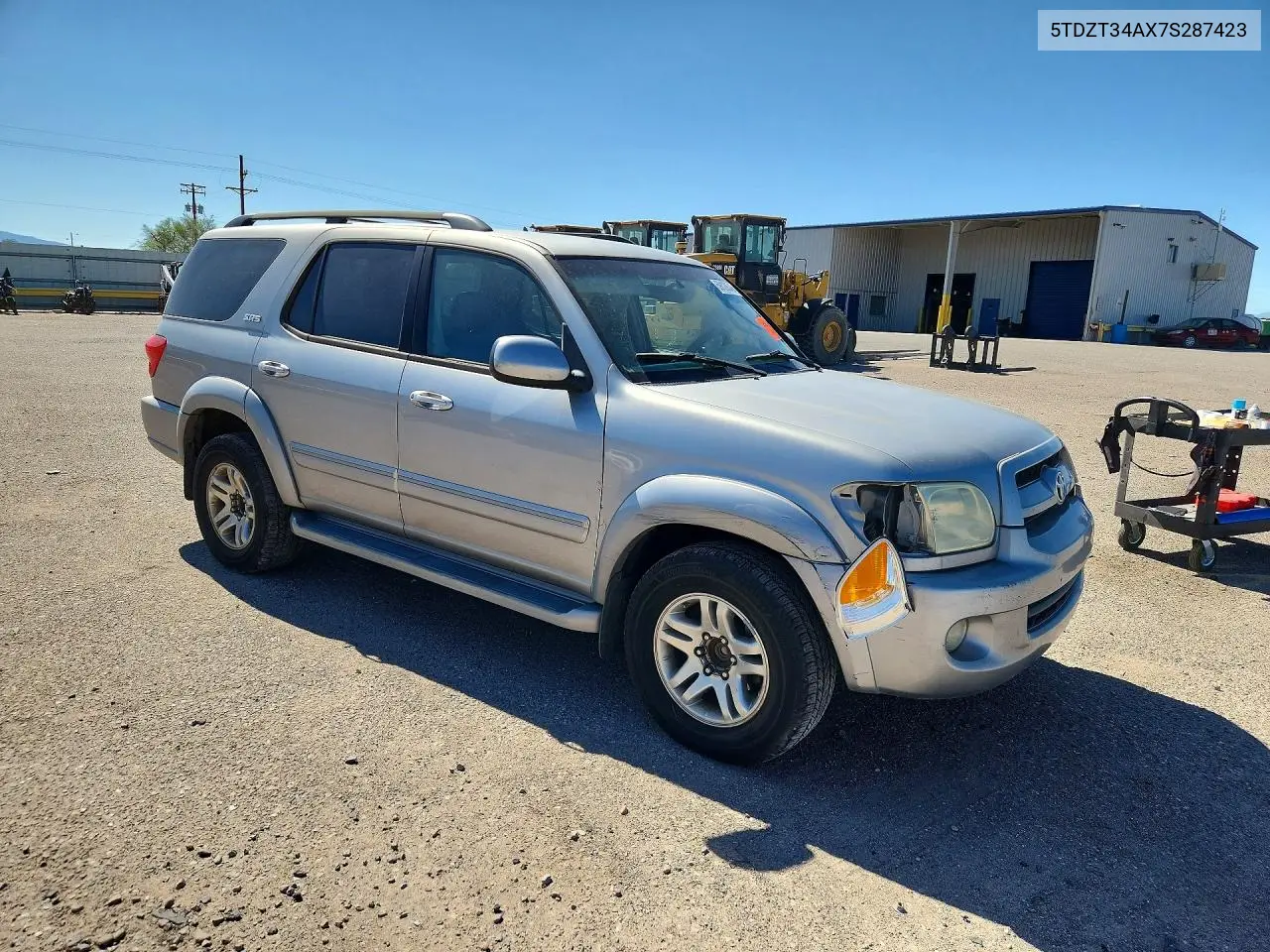2007 Toyota Sequoia Sr5 VIN: 5TDZT34AX7S287423 Lot: 59128546