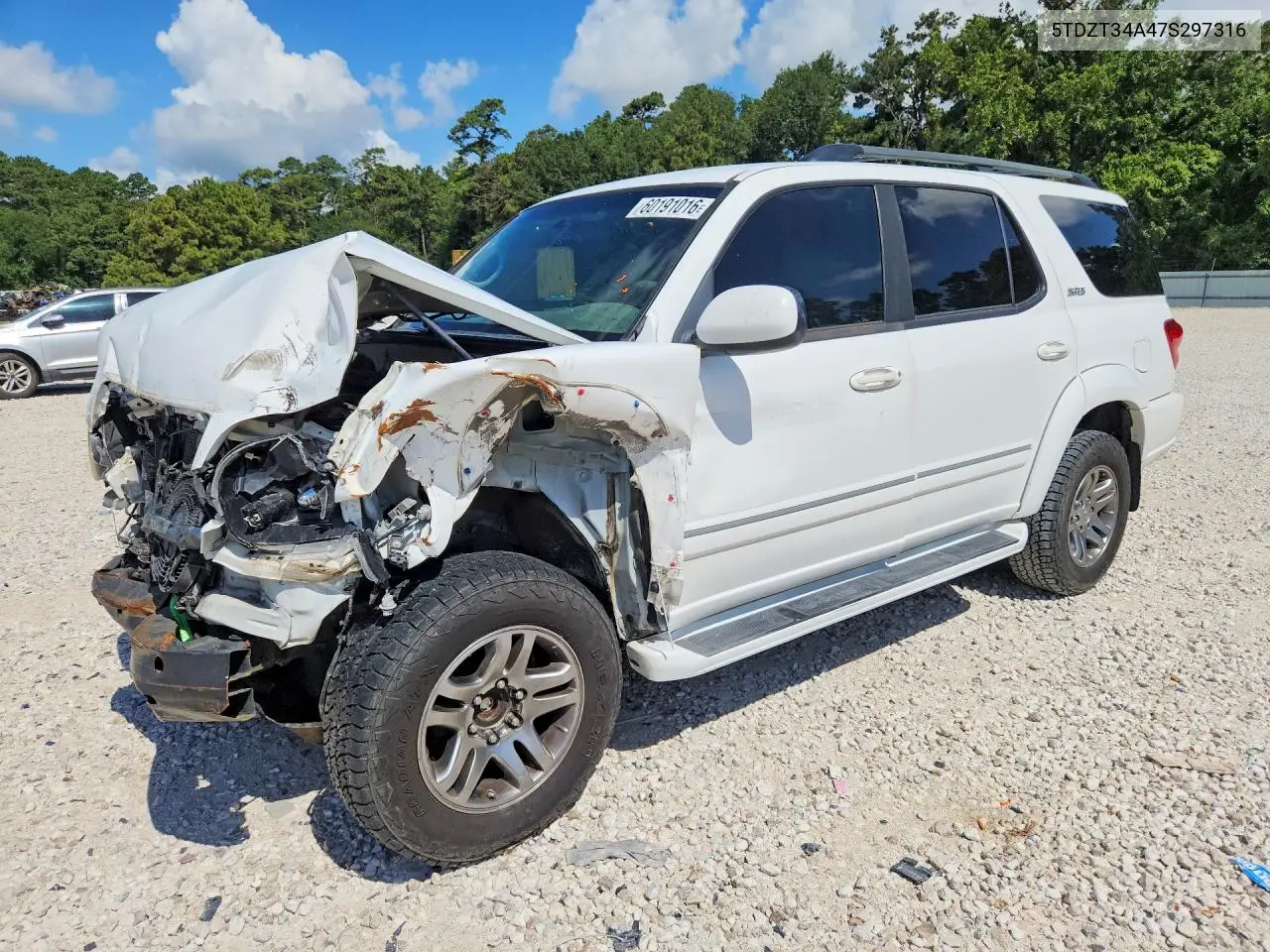 2007 Toyota Sequoia Sr5 VIN: 5TDZT34A47S297316 Lot: 60191016