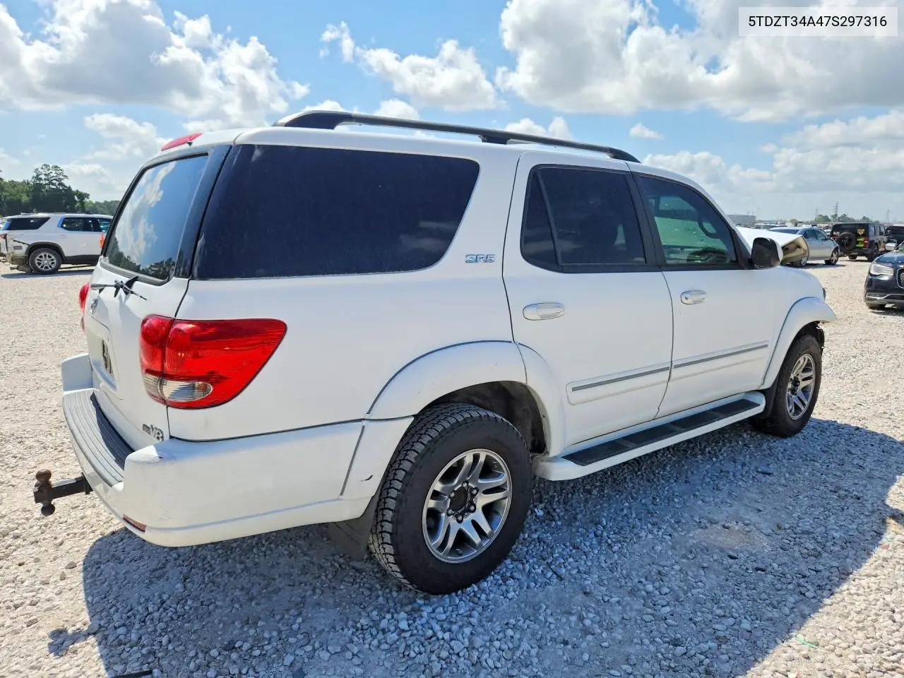 2007 Toyota Sequoia Sr5 VIN: 5TDZT34A47S297316 Lot: 60191016