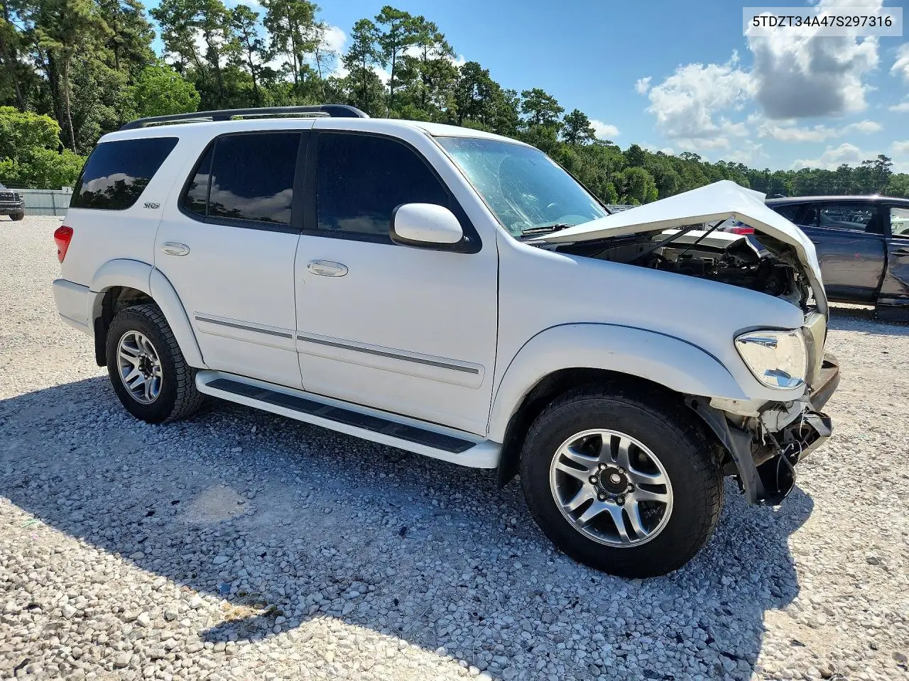 2007 Toyota Sequoia Sr5 VIN: 5TDZT34A47S297316 Lot: 60191016