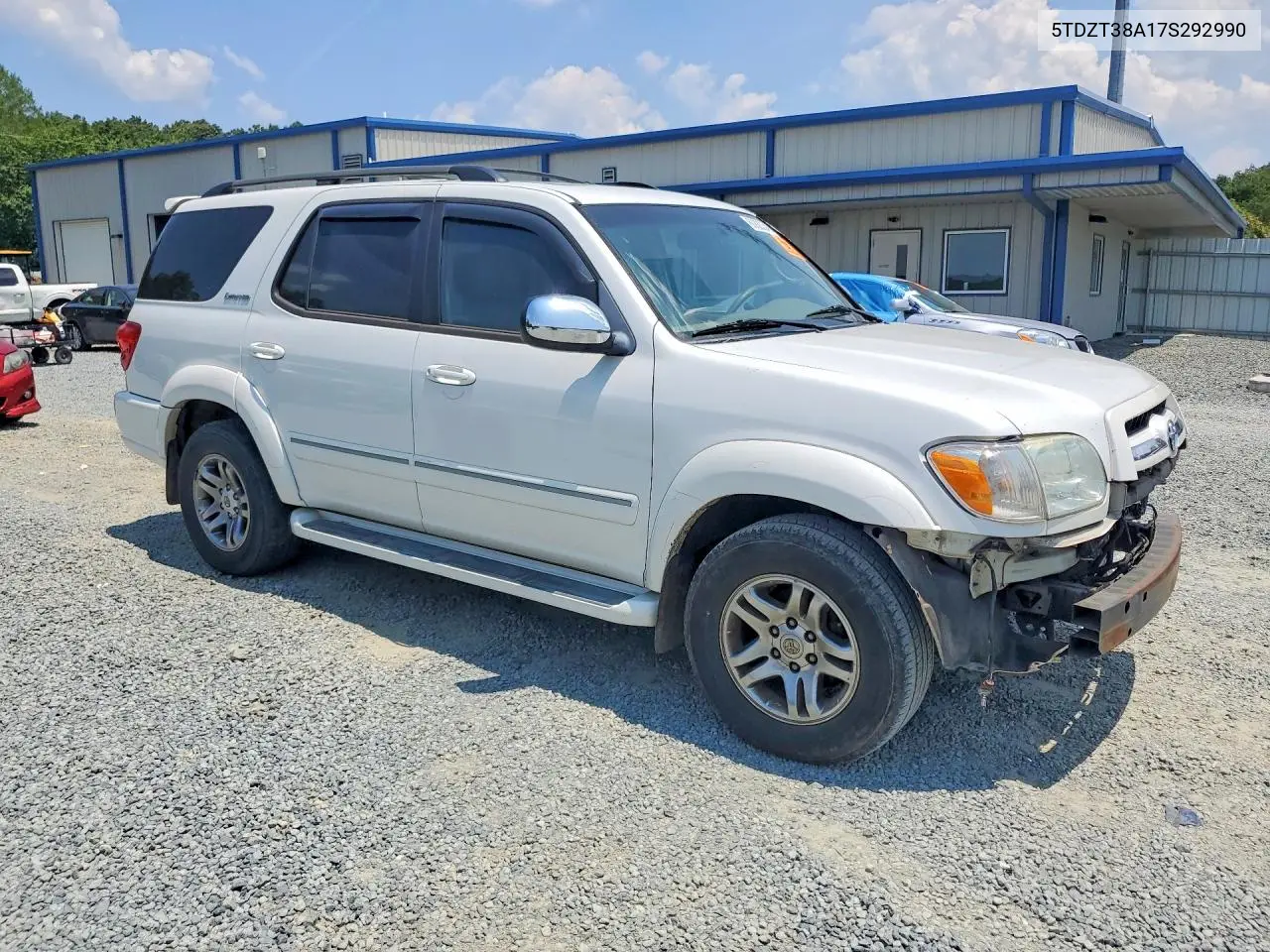2007 Toyota Sequoia Limited VIN: 5TDZT38A17S292990 Lot: 60823346