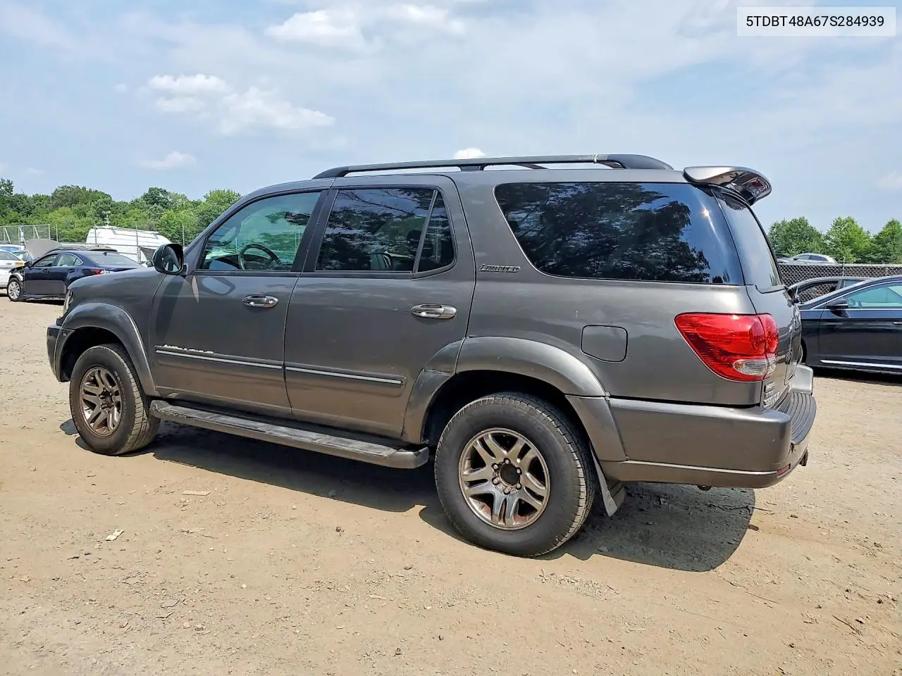 2007 Toyota Sequoia Limited VIN: 5TDBT48A67S284939 Lot: 61297736