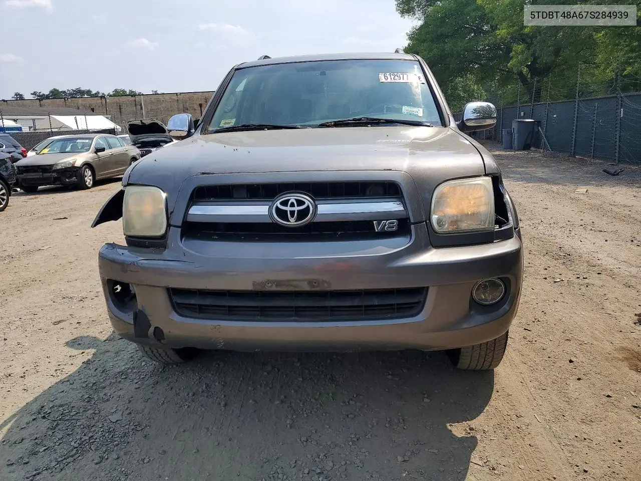 2007 Toyota Sequoia Limited VIN: 5TDBT48A67S284939 Lot: 61297736