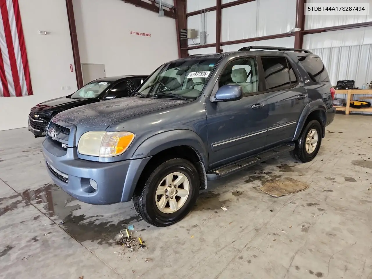 2007 Toyota Sequoia Sr5 VIN: 5TDBT44A17S287494 Lot: 61937396
