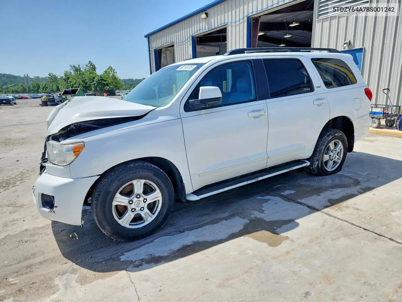 2008 Toyota Sequoia Sr5 VIN: 5TDZY64A78S001242 Lot: 58116136
