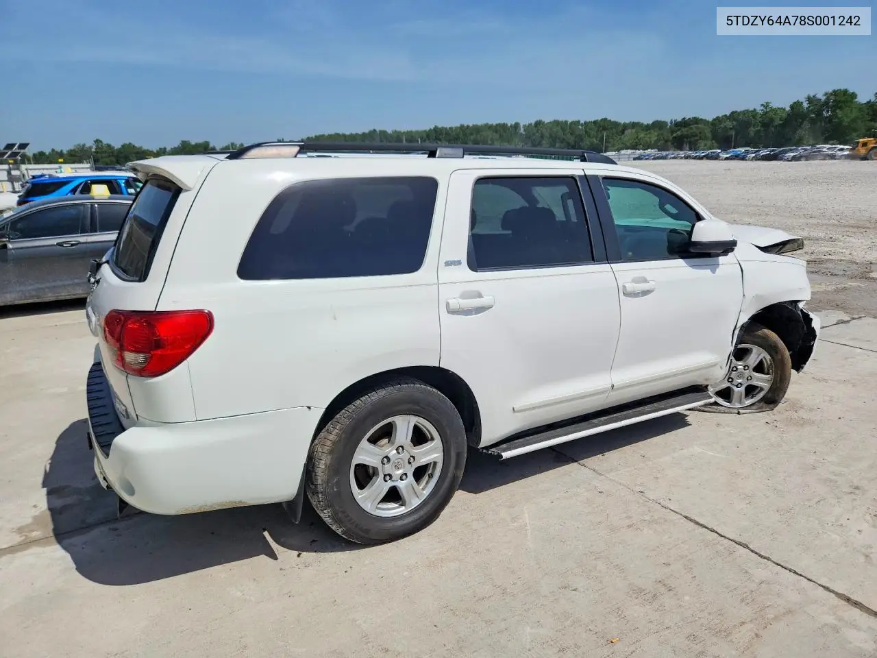 2008 Toyota Sequoia Sr5 VIN: 5TDZY64A78S001242 Lot: 58116136