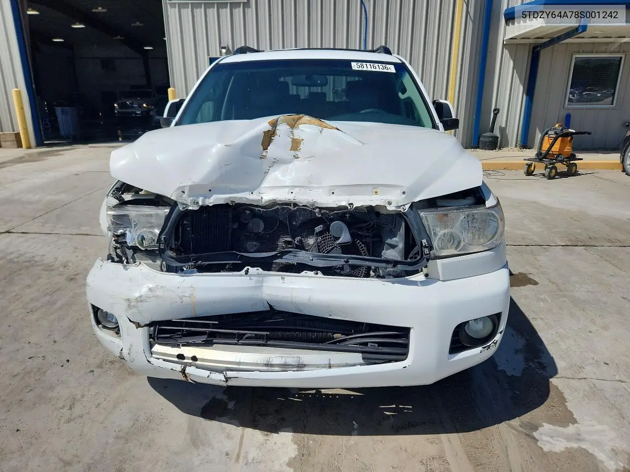 2008 Toyota Sequoia Sr5 VIN: 5TDZY64A78S001242 Lot: 58116136