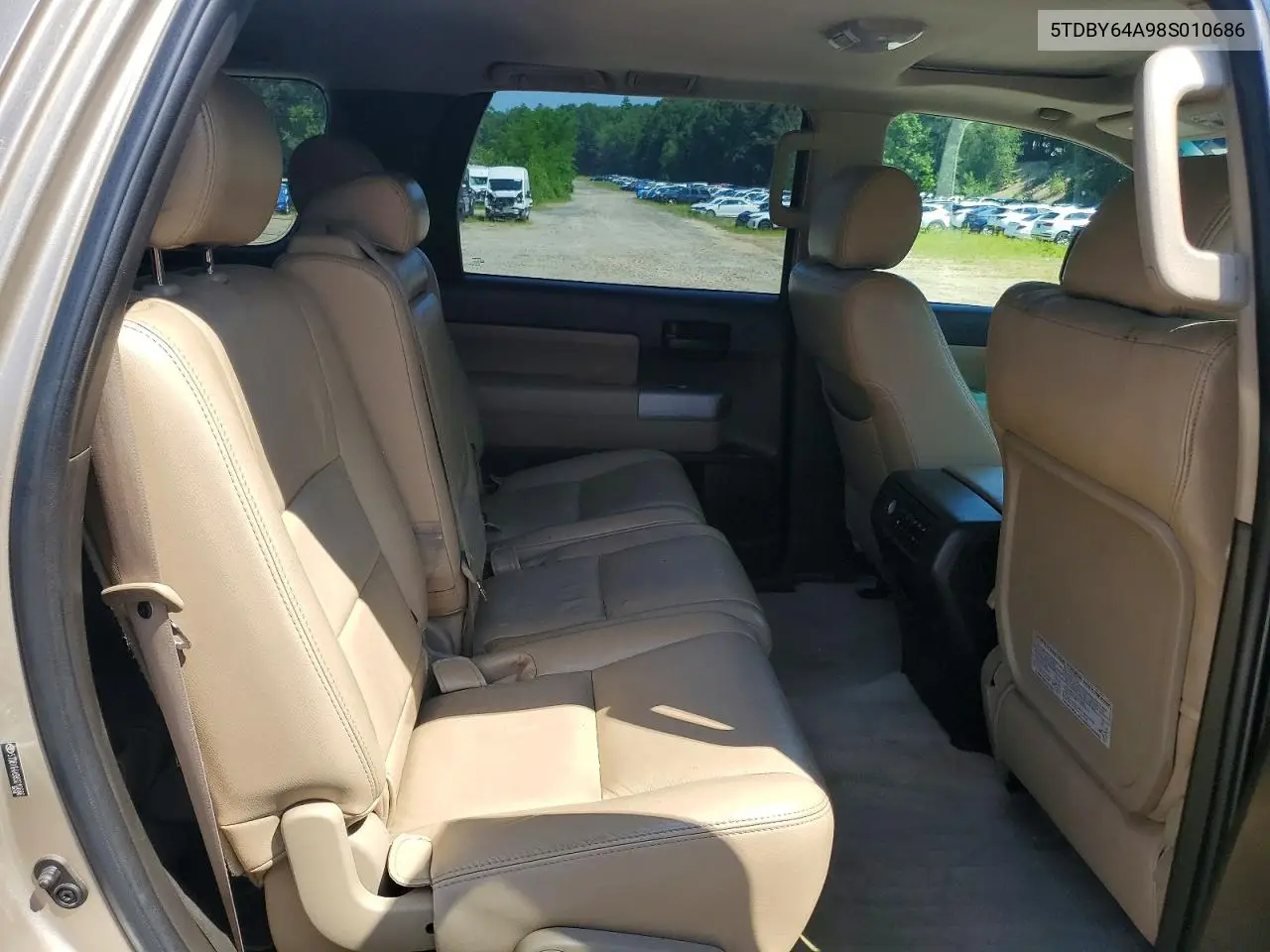 2008 Toyota Sequoia Sr5 VIN: 5TDBY64A98S010686 Lot: 59128956