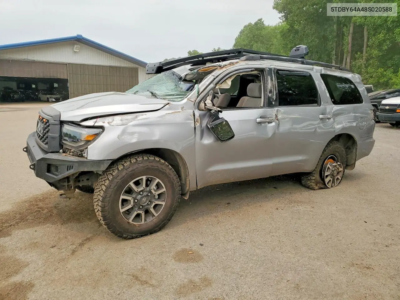 2008 Toyota Sequoia Sr5 VIN: 5TDBY64A48S020588 Lot: 60185186