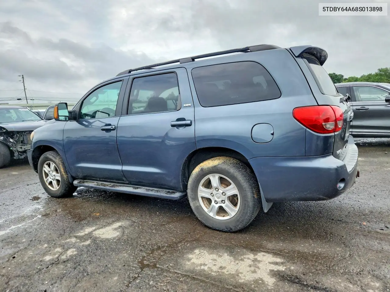 2008 Toyota Sequoia Sr5 VIN: 5TDBY64A68S013898 Lot: 60507696