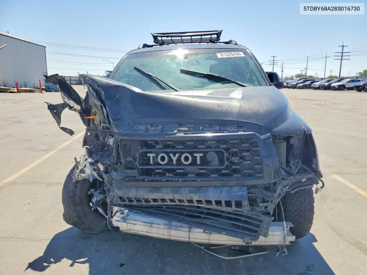 2008 Toyota Sequoia Limited VIN: 5TDBY68A28S016730 Lot: 61320436