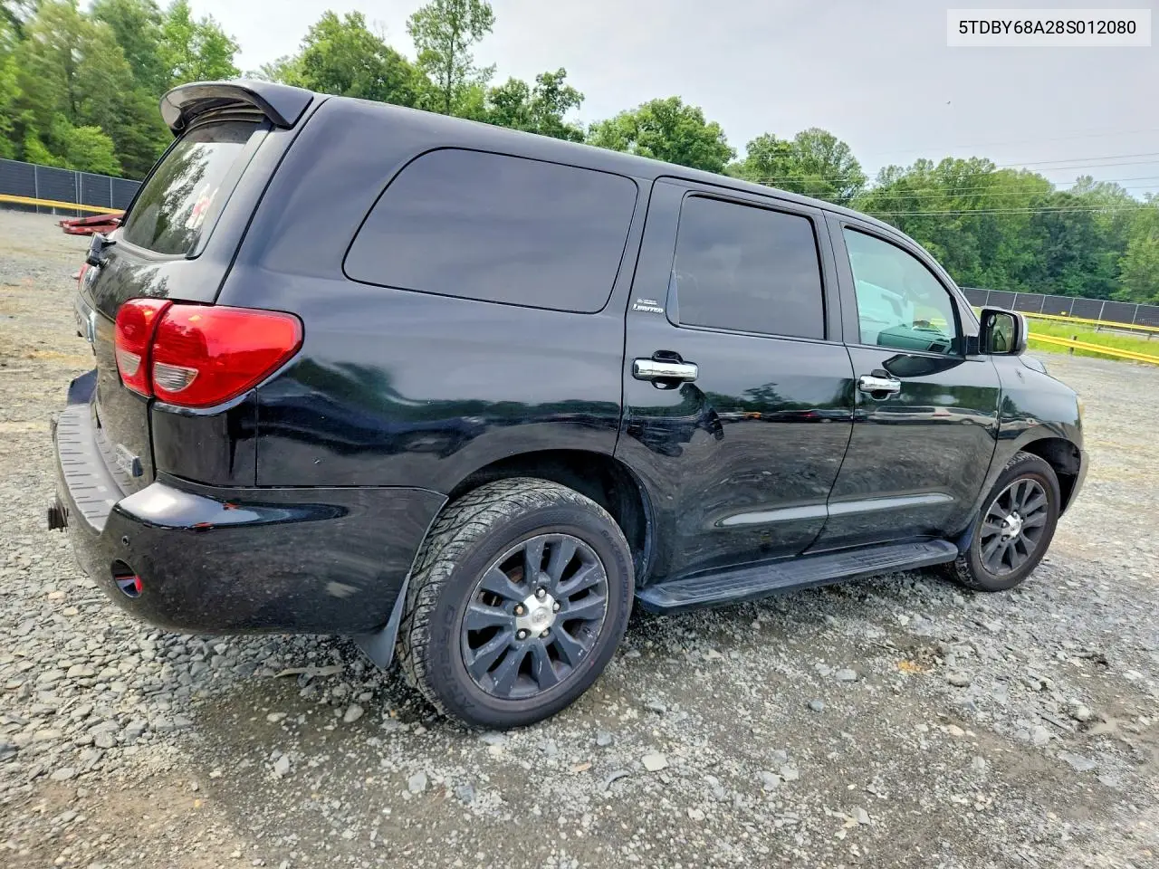 2008 Toyota Sequoia Limited VIN: 5TDBY68A28S012080 Lot: 85454595