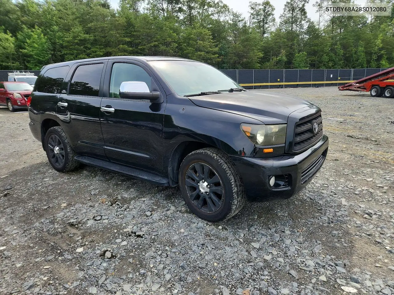 2008 Toyota Sequoia Limited VIN: 5TDBY68A28S012080 Lot: 85454595