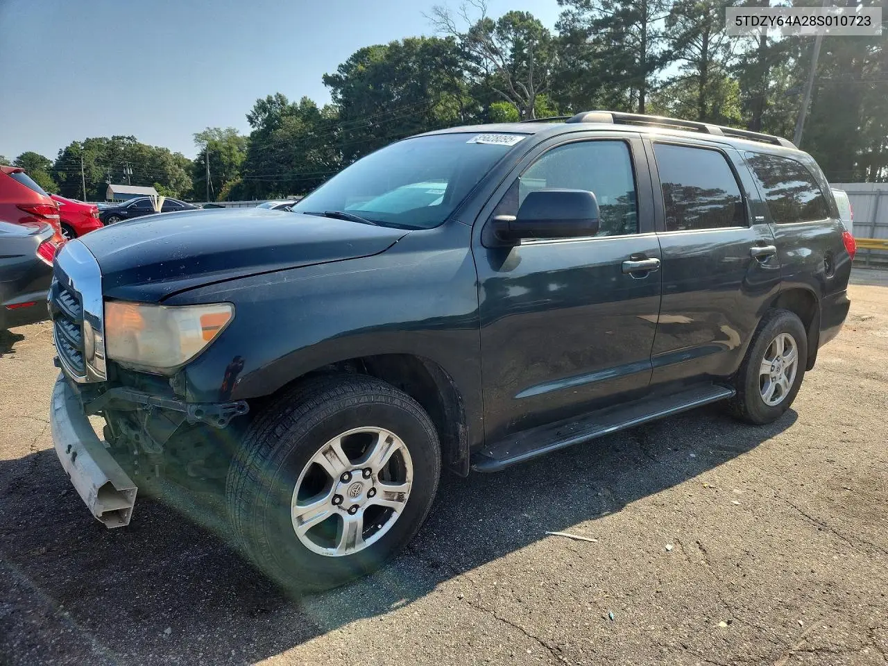2008 Toyota Sequoia Sr5 VIN: 5TDZY64A28S010723 Lot: 85628095