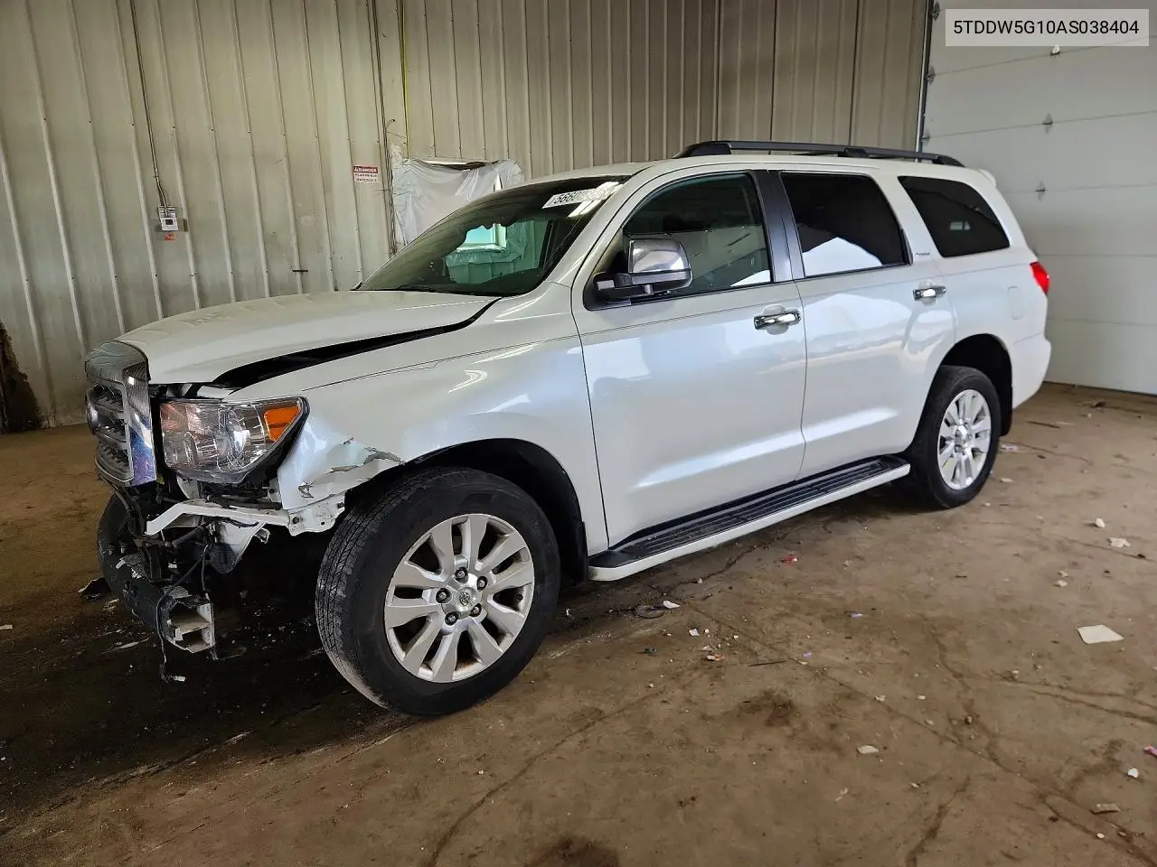2010 Toyota Sequoia Platinum VIN: 5TDDW5G10AS038404 Lot: 56603886