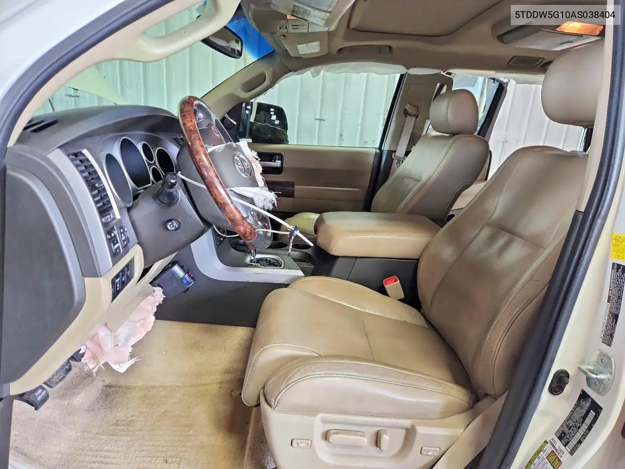 2010 Toyota Sequoia Platinum VIN: 5TDDW5G10AS038404 Lot: 56603886