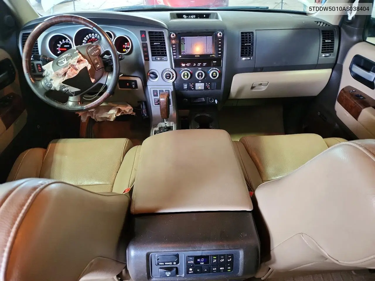 2010 Toyota Sequoia Platinum VIN: 5TDDW5G10AS038404 Lot: 56603886
