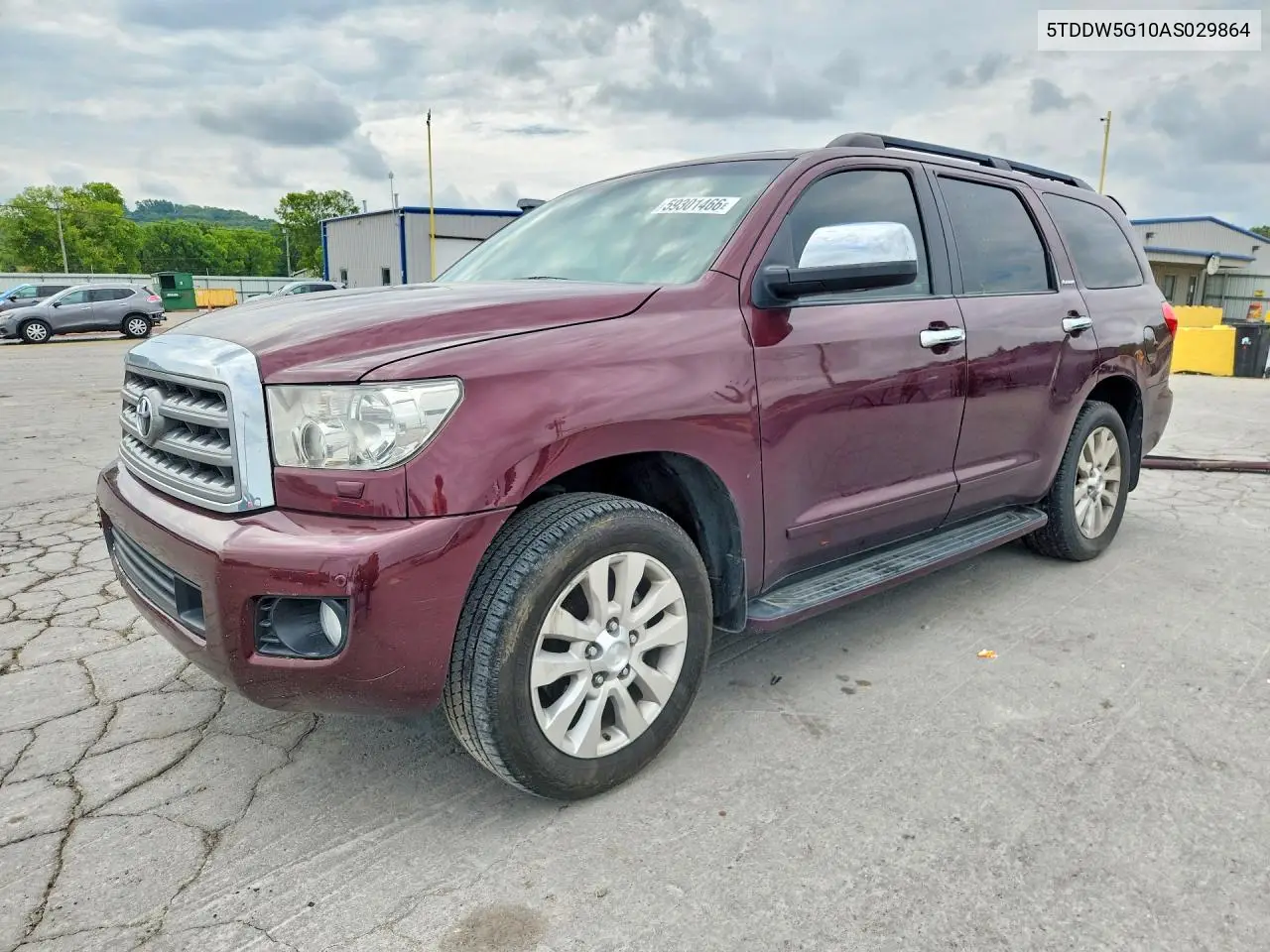 2010 Toyota Sequoia Platinum VIN: 5TDDW5G10AS029864 Lot: 59301466