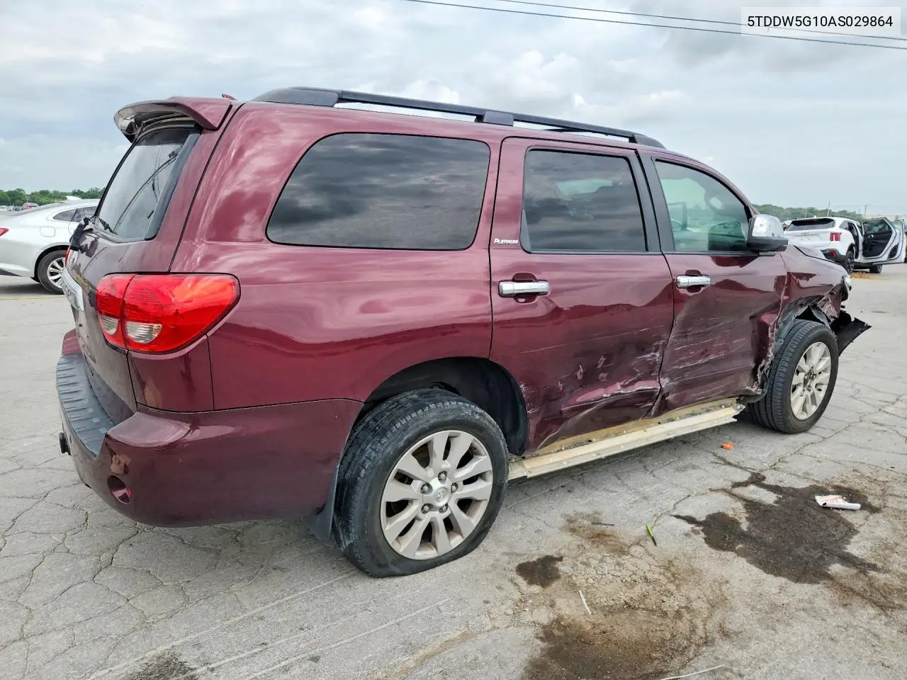2010 Toyota Sequoia Platinum VIN: 5TDDW5G10AS029864 Lot: 59301466