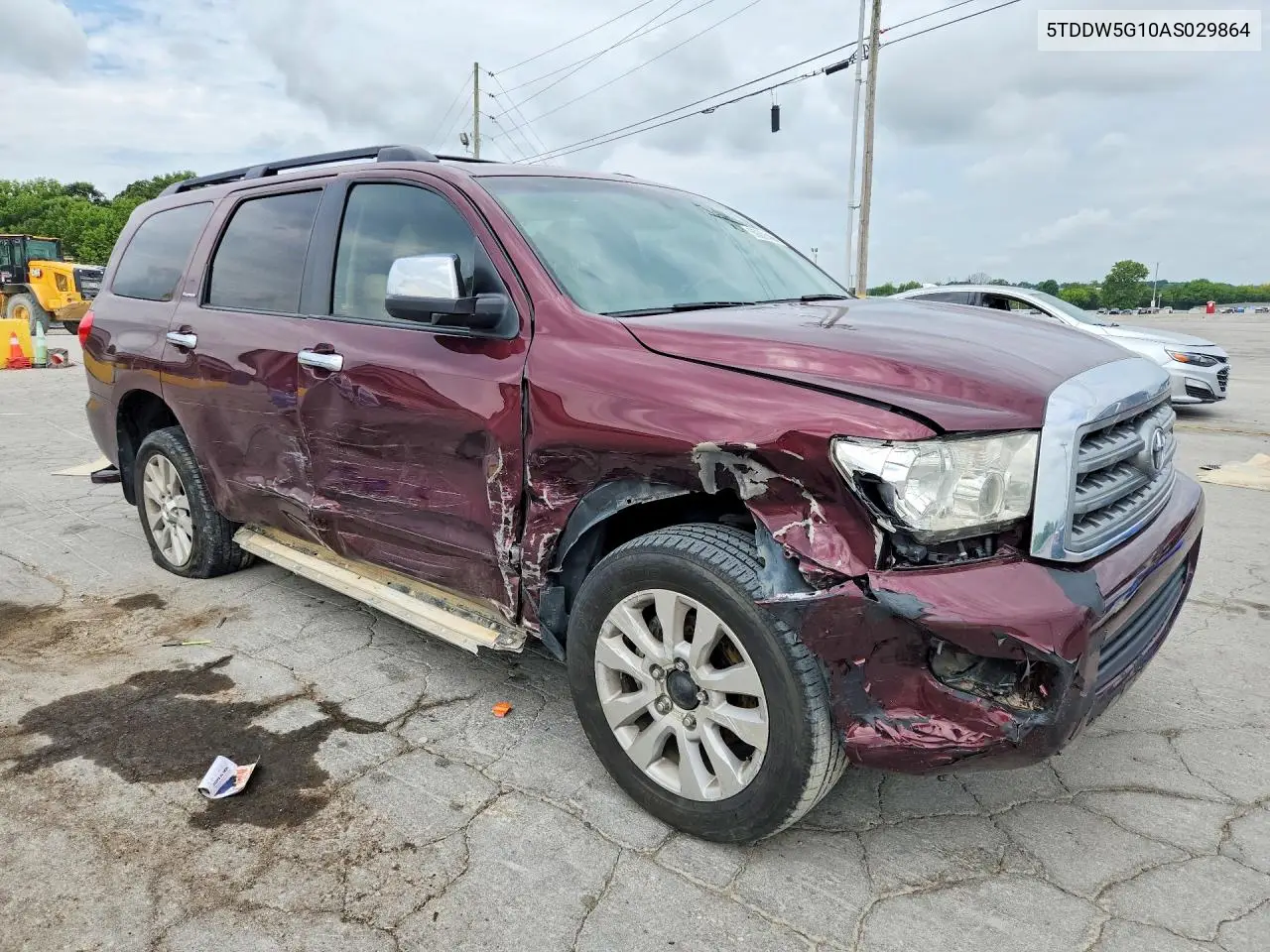 2010 Toyota Sequoia Platinum VIN: 5TDDW5G10AS029864 Lot: 59301466