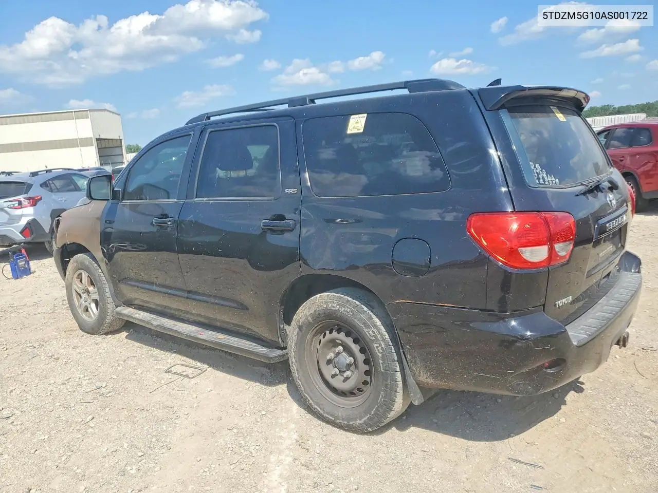 2010 Toyota Sequoia Sr5 VIN: 5TDZM5G10AS001722 Lot: 59725226