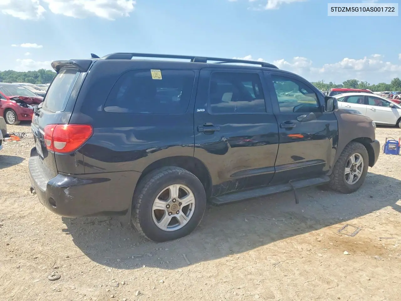 2010 Toyota Sequoia Sr5 VIN: 5TDZM5G10AS001722 Lot: 59725226