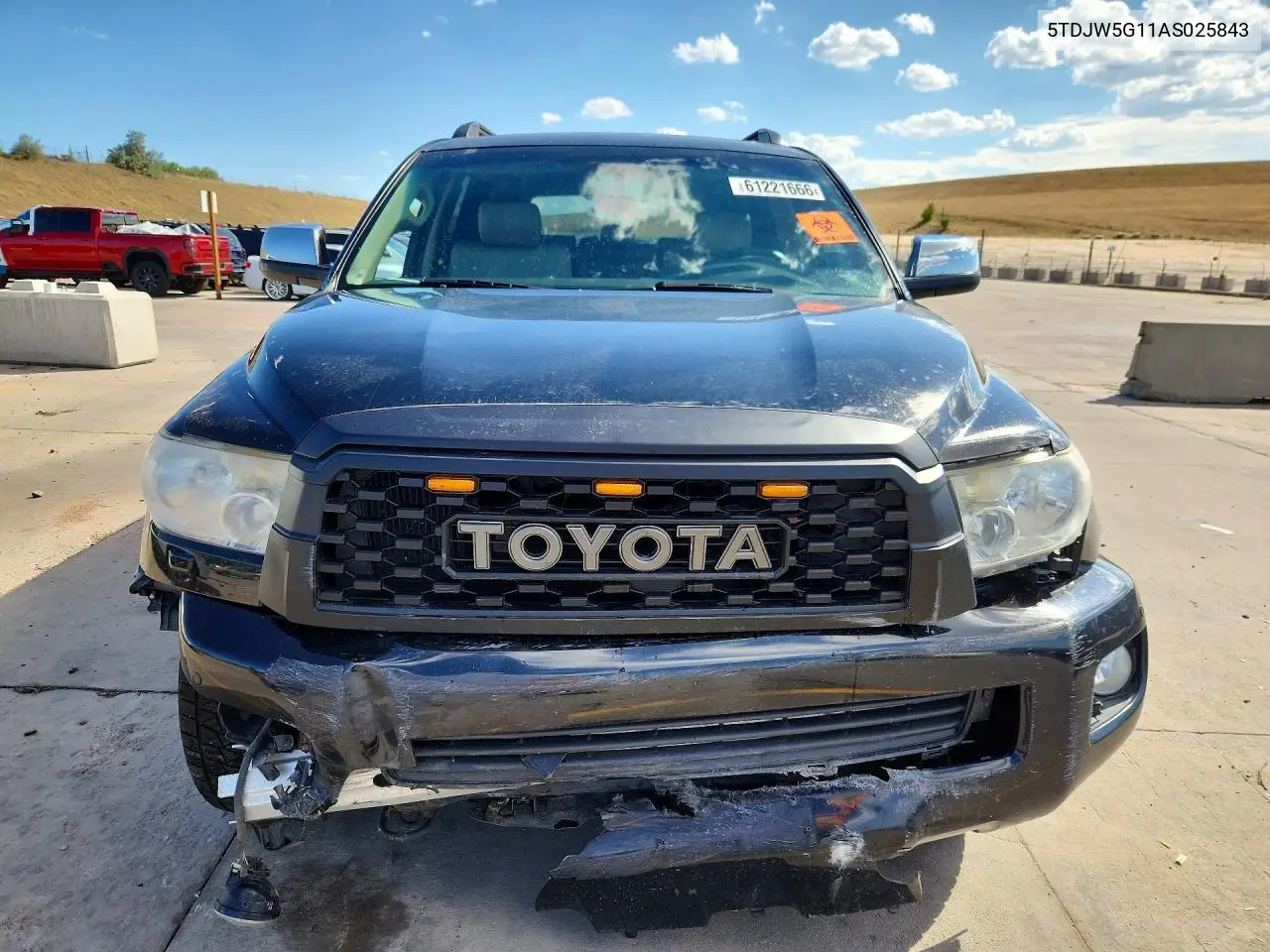 2010 Toyota Sequoia Limited VIN: 5TDJW5G11AS025843 Lot: 61221666