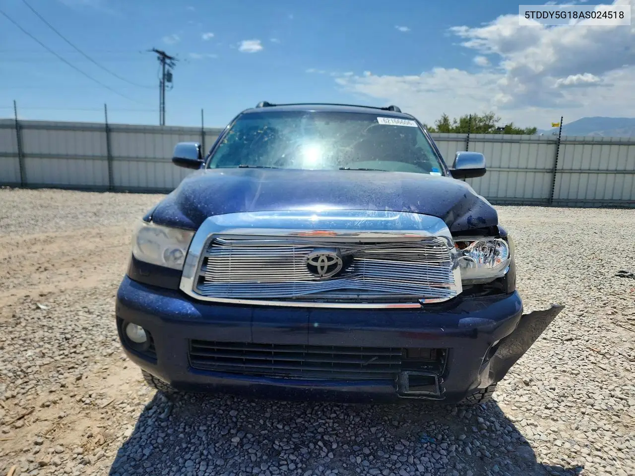 2010 Toyota Sequoia Platinum VIN: 5TDDY5G18AS024518 Lot: 62166606