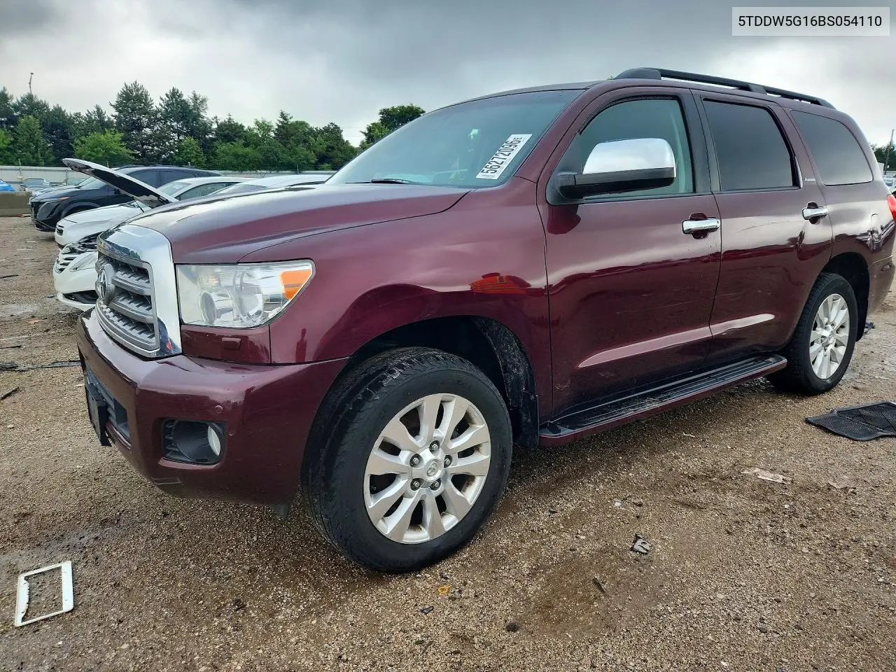 2011 Toyota Sequoia Platinum VIN: 5TDDW5G16BS054110 Lot: 56272096