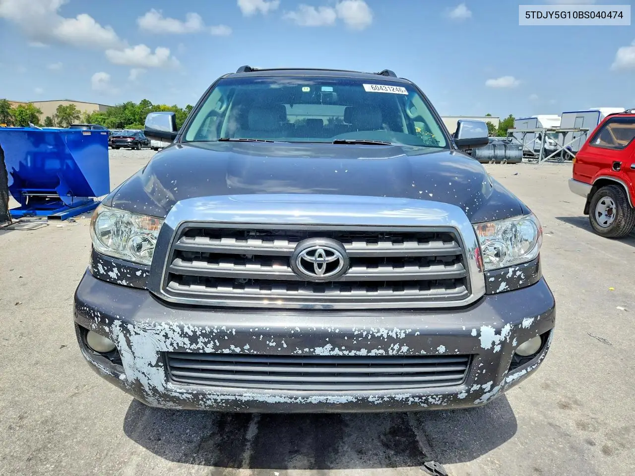 2011 Toyota Sequoia Limited VIN: 5TDJY5G10BS040474 Lot: 60431246