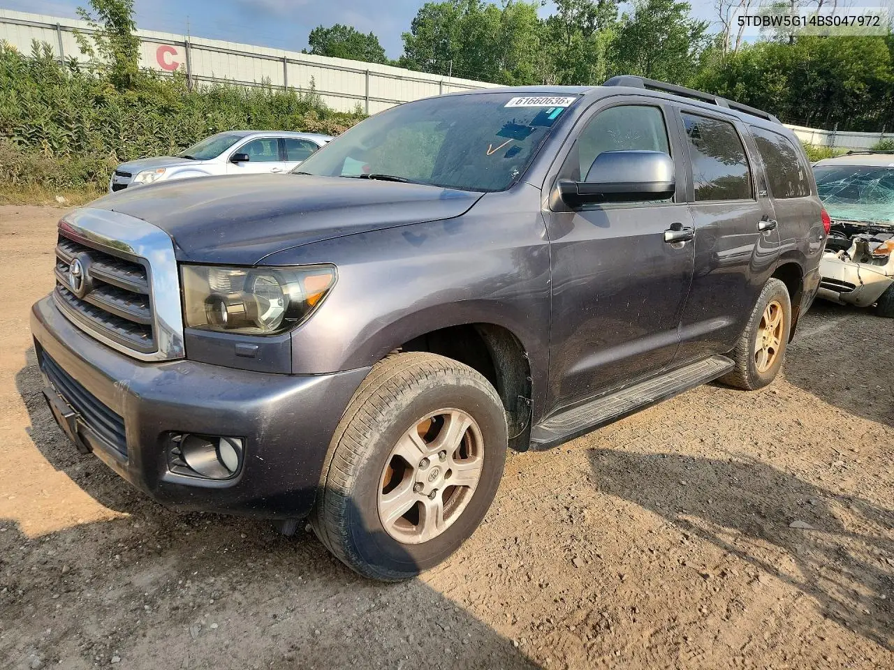 2011 Toyota Sequoia Sr5 VIN: 5TDBW5G14BS047972 Lot: 61660636