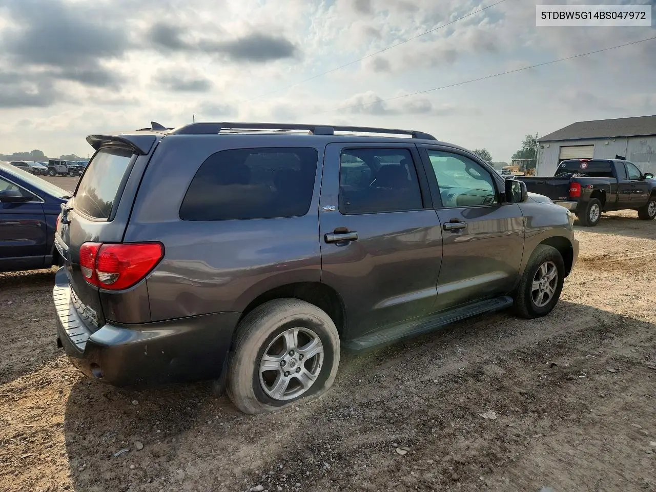 2011 Toyota Sequoia Sr5 VIN: 5TDBW5G14BS047972 Lot: 61660636