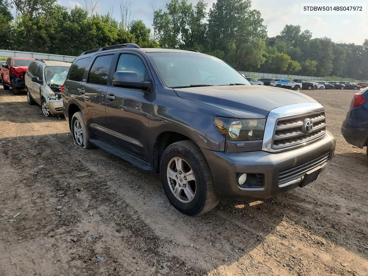 2011 Toyota Sequoia Sr5 VIN: 5TDBW5G14BS047972 Lot: 61660636