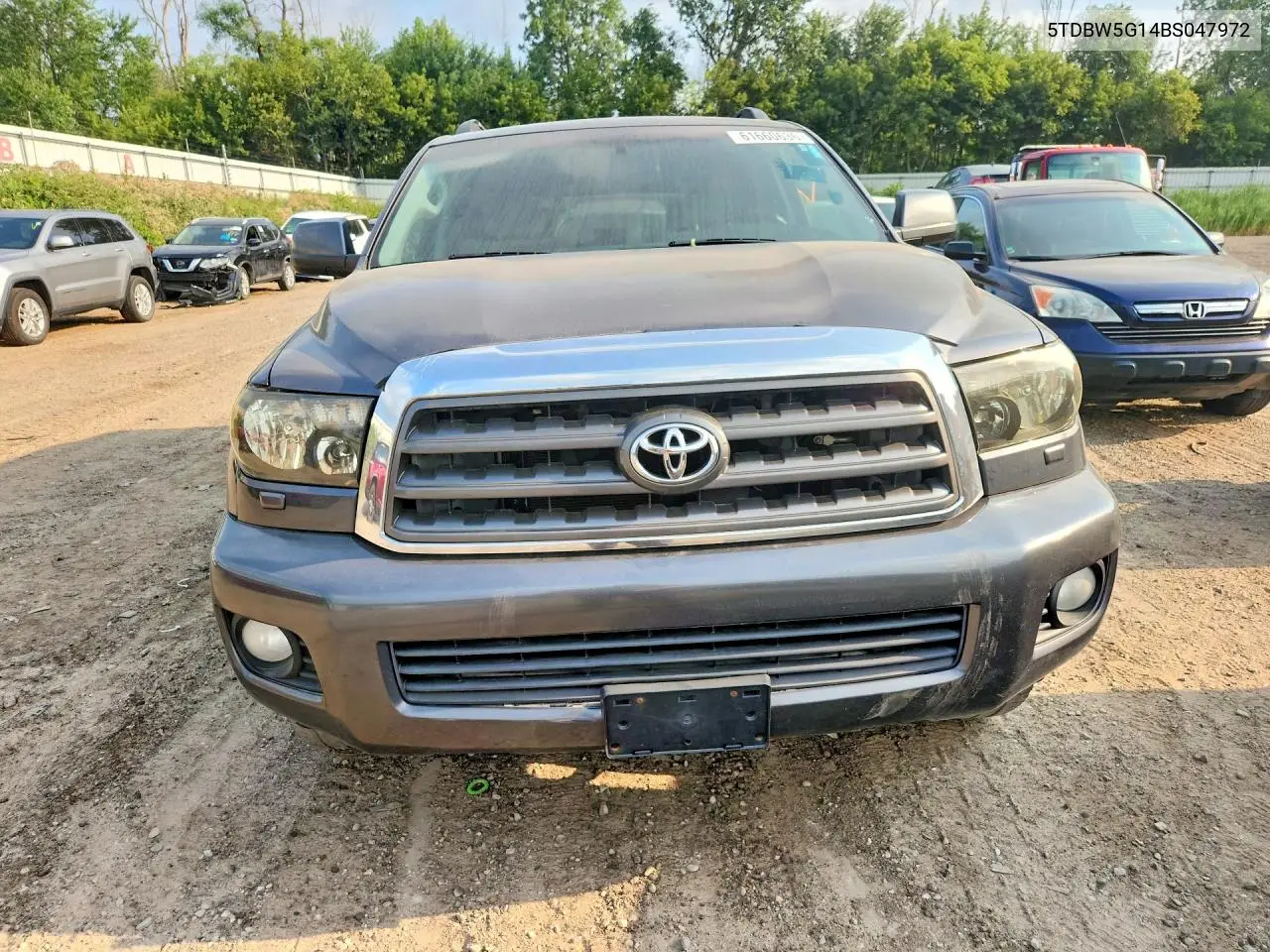 2011 Toyota Sequoia Sr5 VIN: 5TDBW5G14BS047972 Lot: 61660636